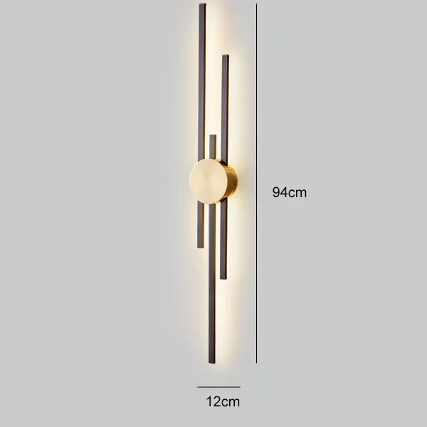 Lyskunst™ - Ylelliset minimalistiset kupariset seinävalaisimet