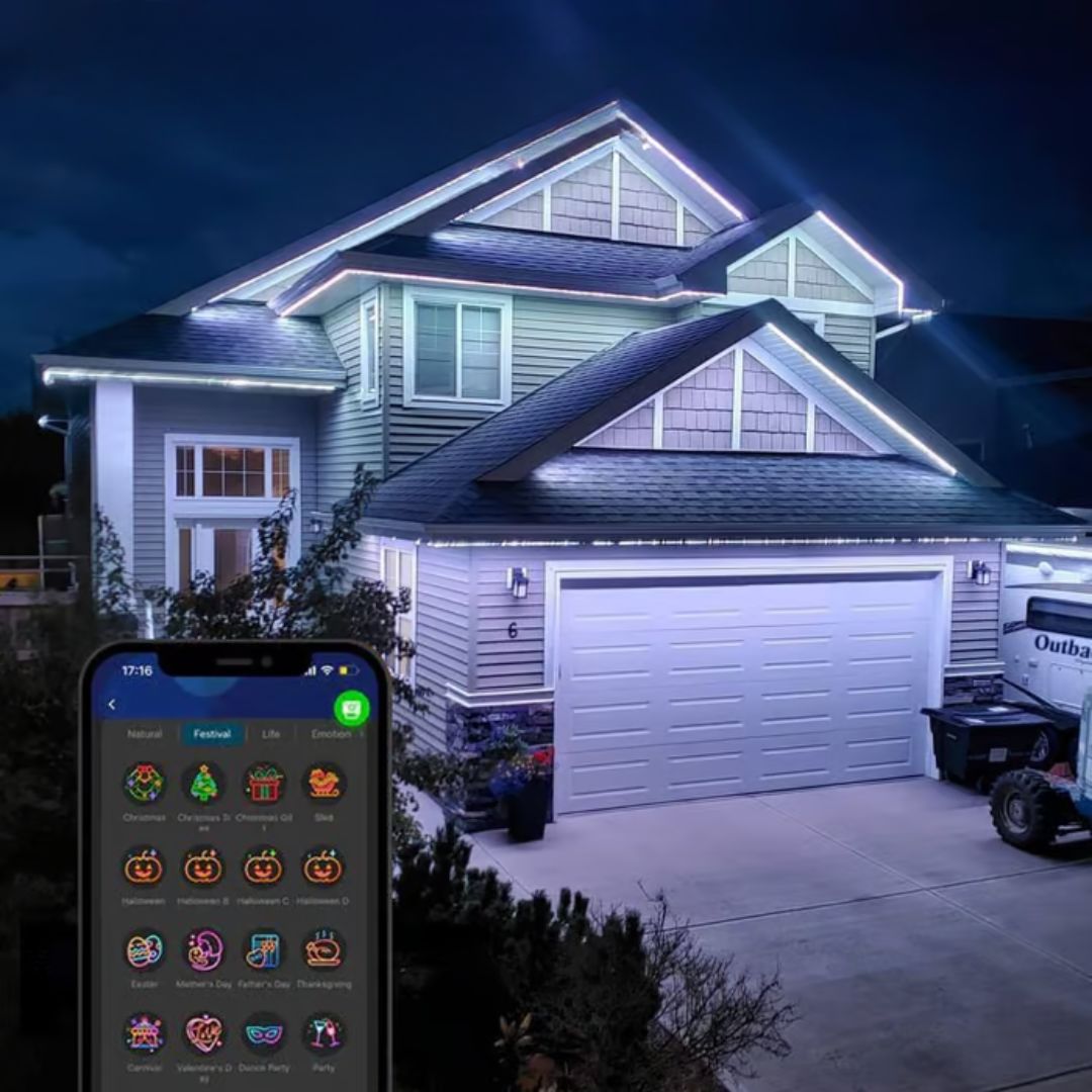 Smart sateenkaari LED pysyvä ulkovalo