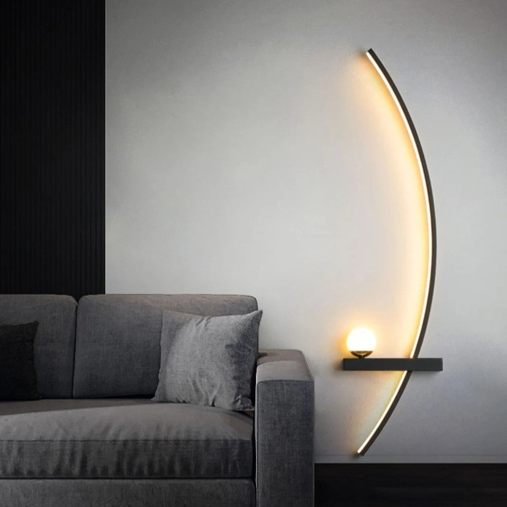 KaarevaPallo™ - Minimalistinen LED-seinävalaisin