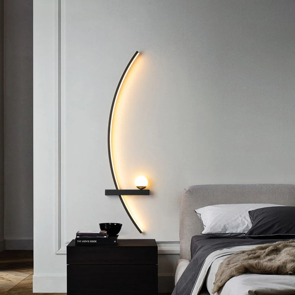 KaarevaPallo™ - Minimalistinen LED-seinävalaisin