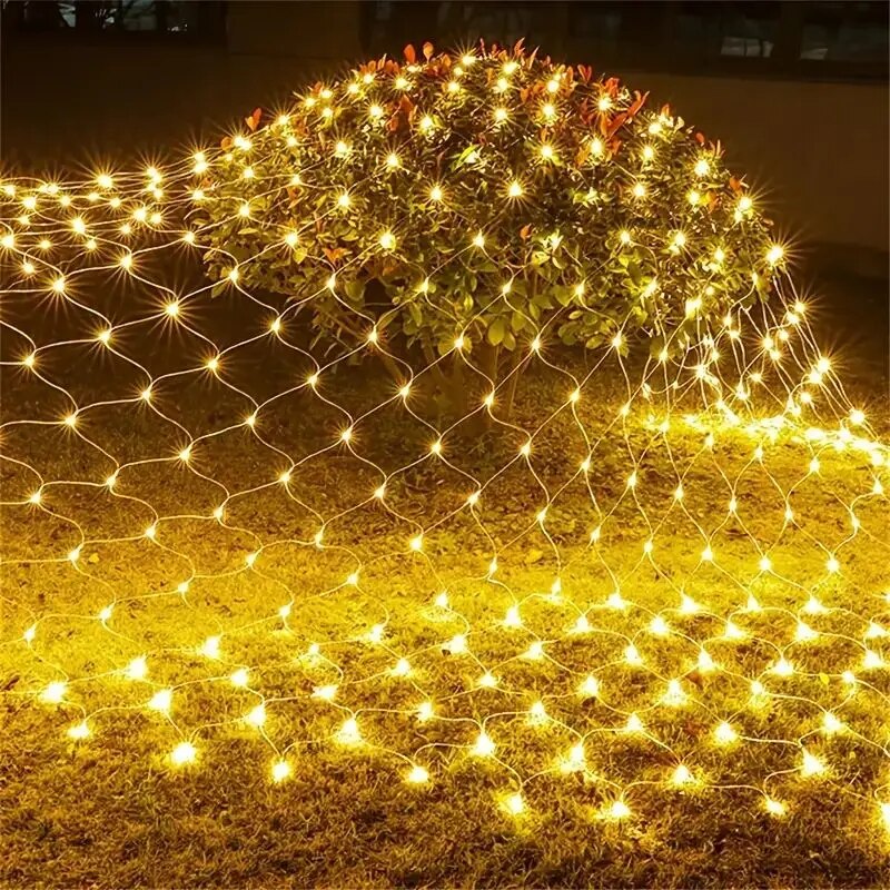 1.5 x 1.5m - 2.5 x 3.0m aurinko LED-verkkovalot