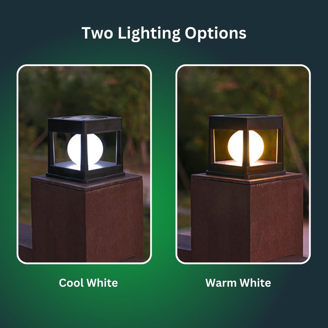 CubeGlow™ - Aurinkoenergialla toimiva polkuvalo