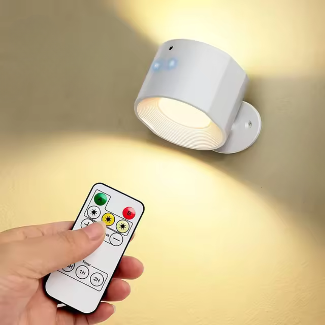Vista Pro - 360° ladattava LED-seinävalaisin