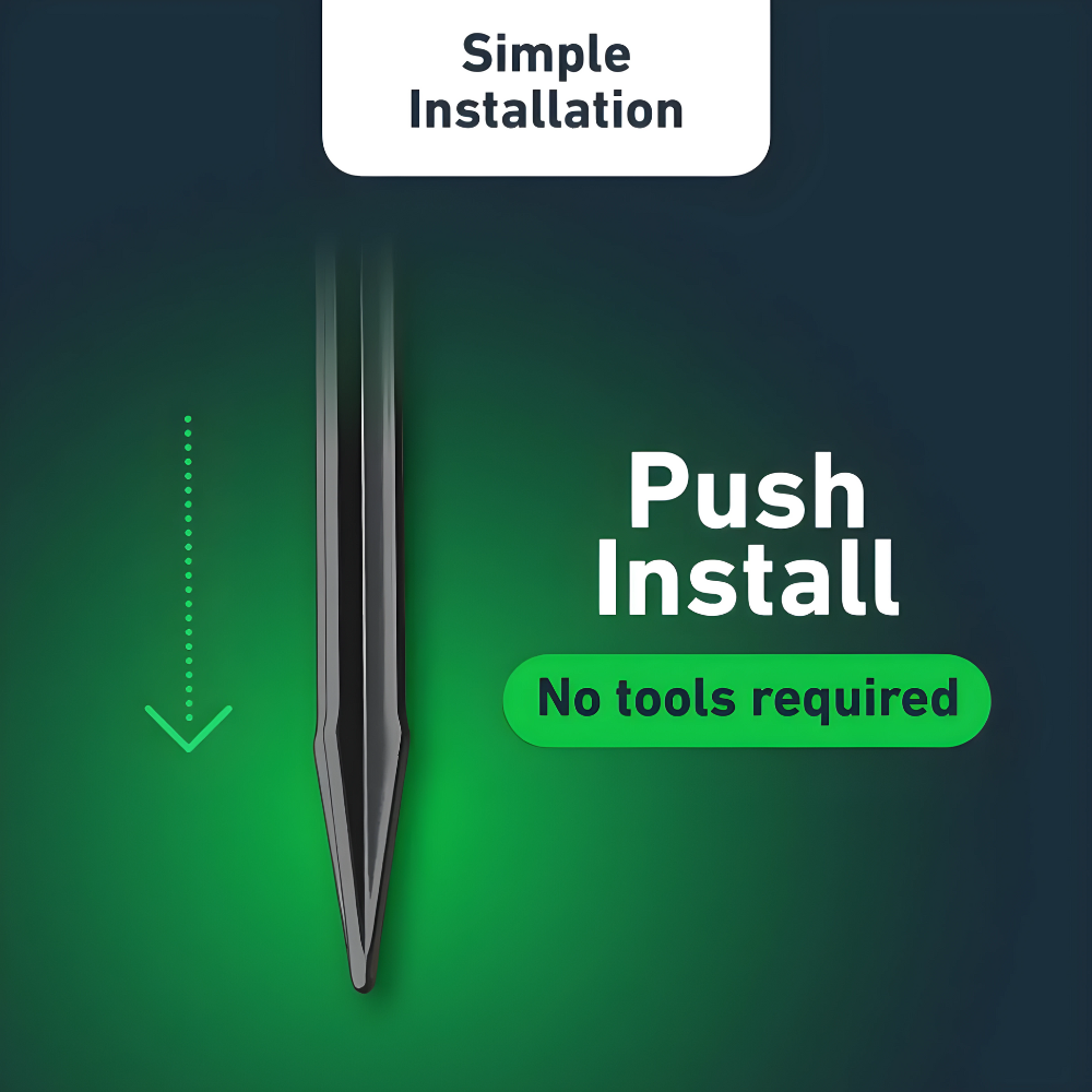 RoundSolar - Ulkona käytettävä lattiavalaisin