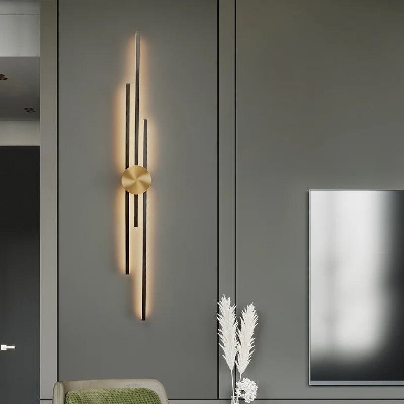 Lyskunst™ - Ylelliset minimalistiset kupariset seinävalaisimet