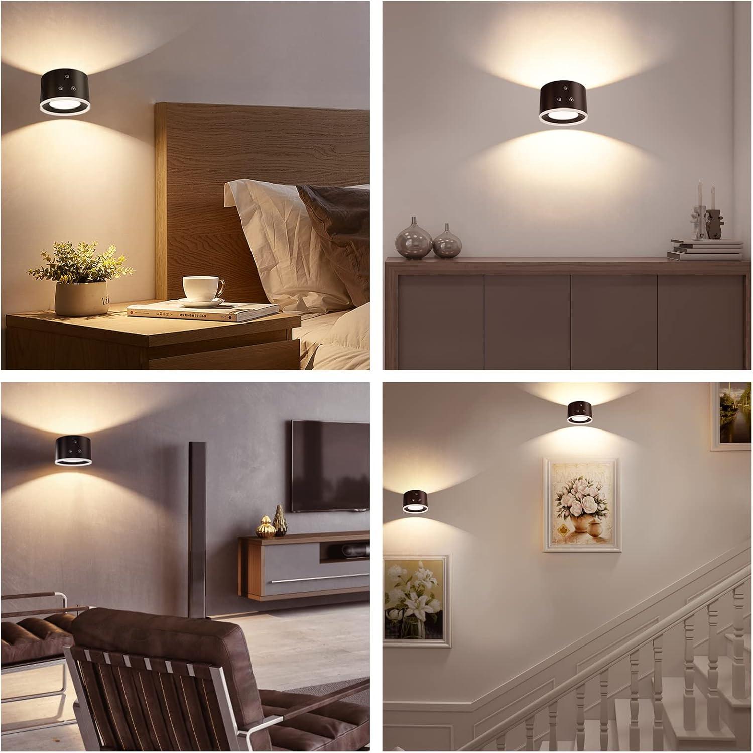 Vista Pro - 360° ladattava LED-seinävalaisin