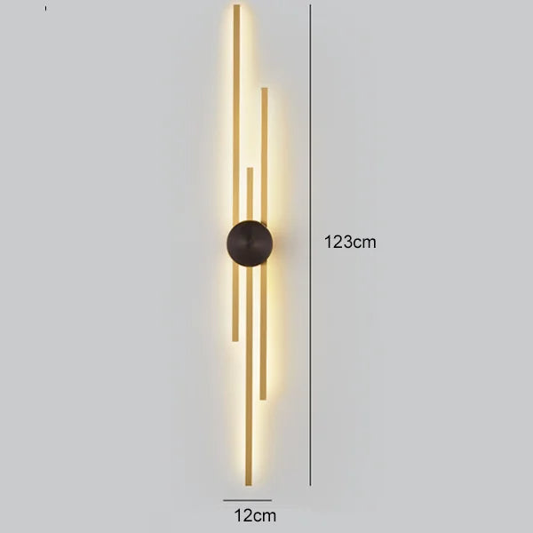 Lyskunst™ - Ylelliset minimalistiset kupariset seinävalaisimet