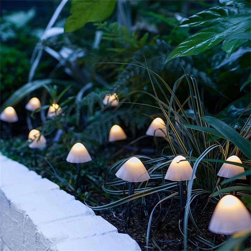 SunShroom™ - Aurinkopuutarhan sieni-valaisimet