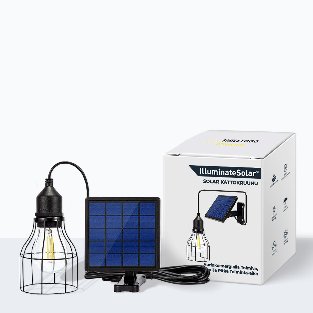 Solar Kattokruunu Lamppu