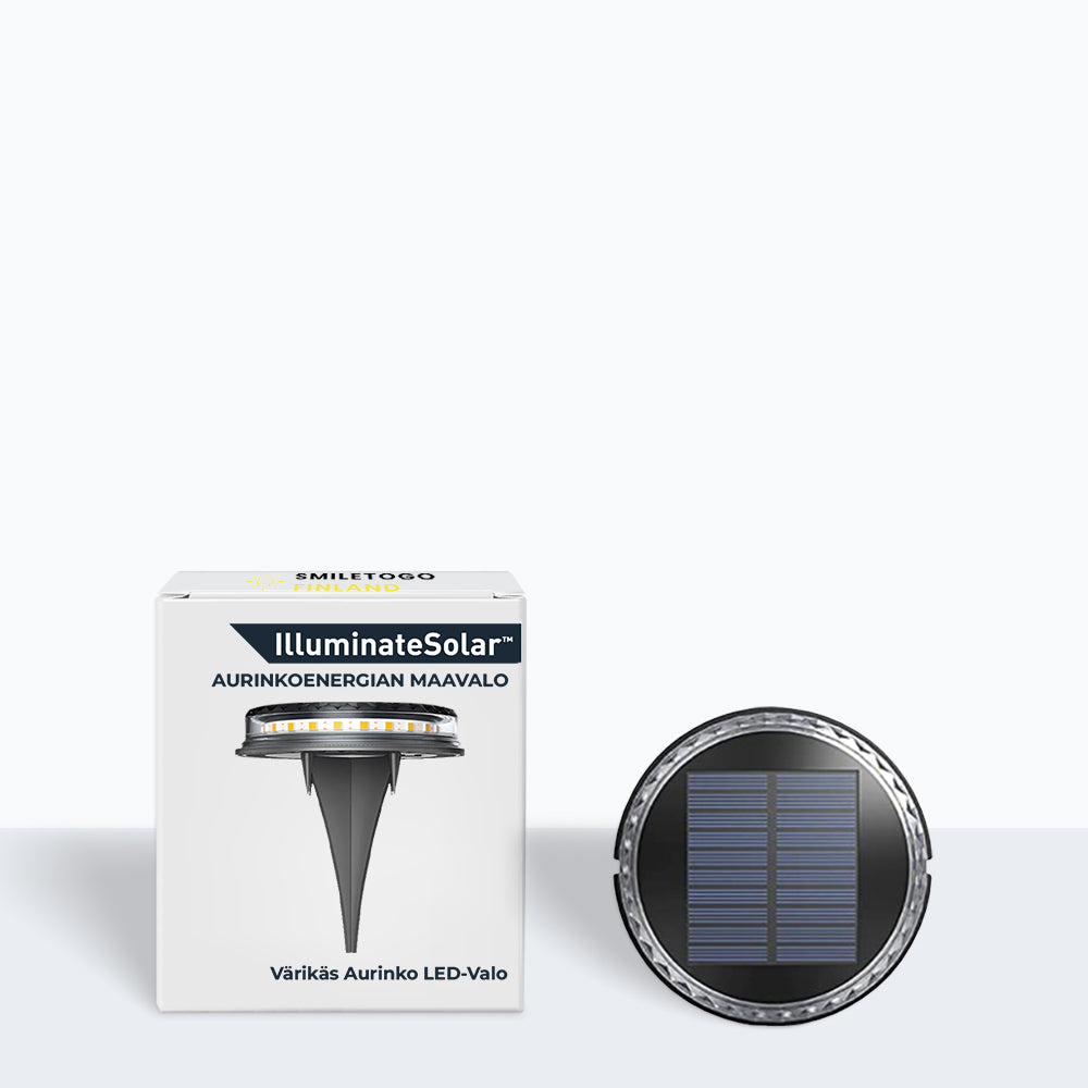 Värikäs aurinko maavalo