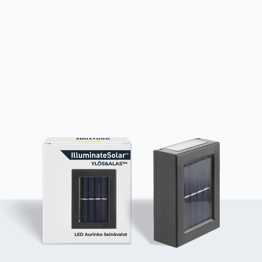 YLÖS&ALAS™ - LED aurinko seinävalaistus