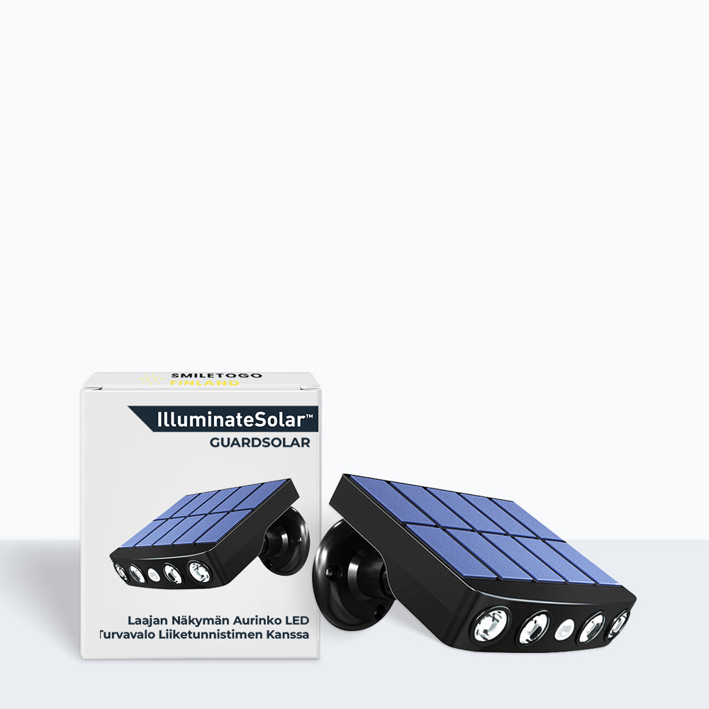 GuardSolar™ - Laajan näkymän aurinko LED-turvavalo liiketunnistimen kanssa