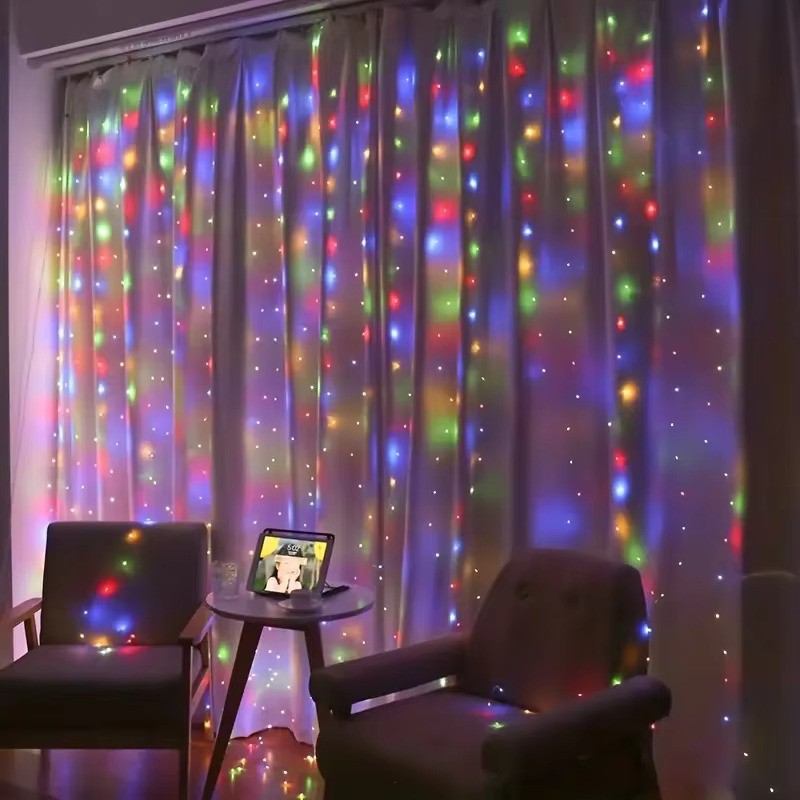 3m Koristeellinen verho LED-valot