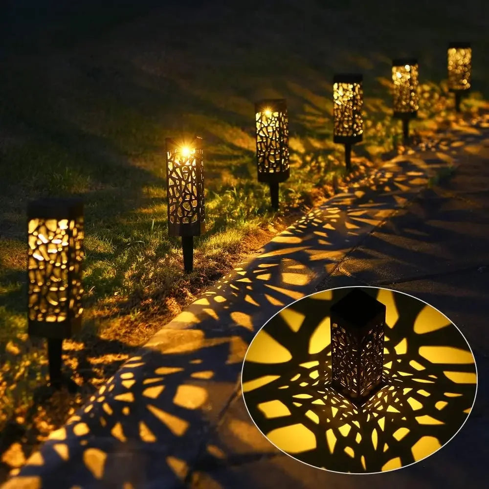 GardenGlow™ - Aurinkoenergialla toimiva koristevalopakkaus (4-pack)