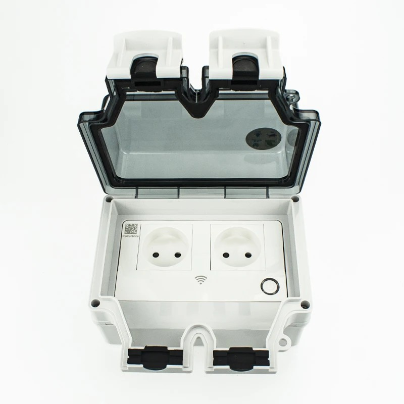 Smart WiFi Vesitiivis EU-pistoke ulkokäyttöön