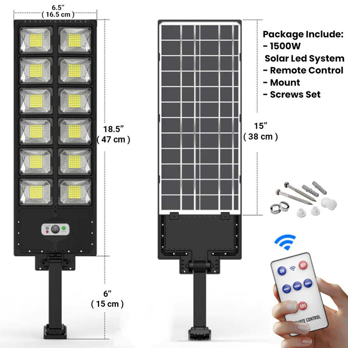 1500W aurinko led-valojärjestelmä