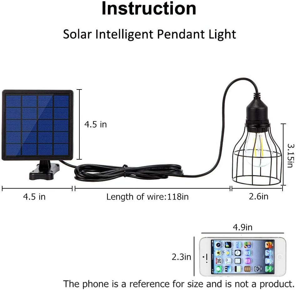 Solar Kattokruunu Lamppu