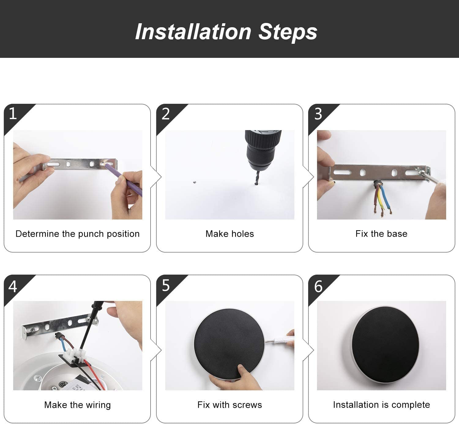 Pyöreä LED-ulkoseinävalo