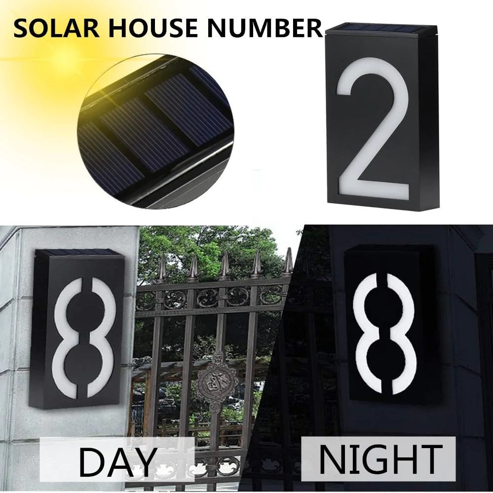 Aurinkoenergialla toimiva talon numero