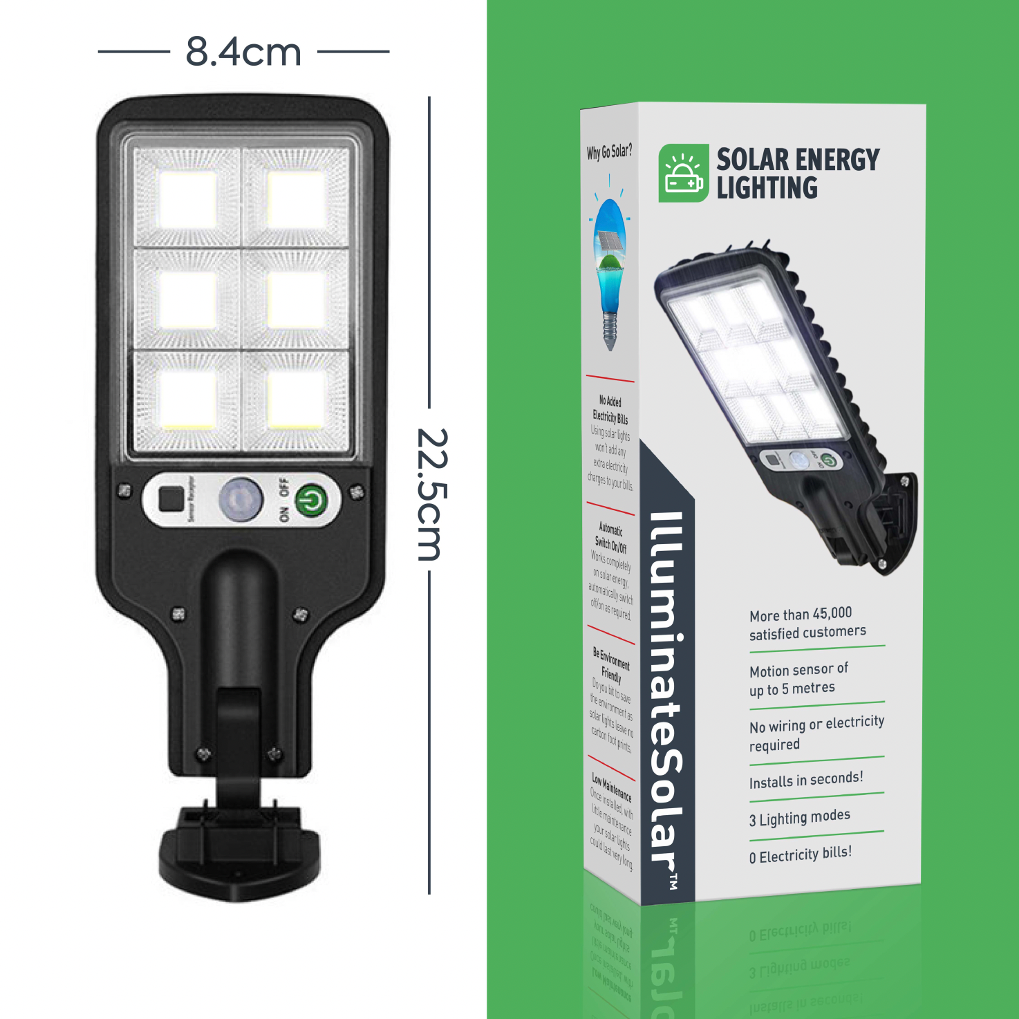 IlluminateSolar™ - Ultimaattinen aurinkoenergialla toimiva LED-katuvalo
