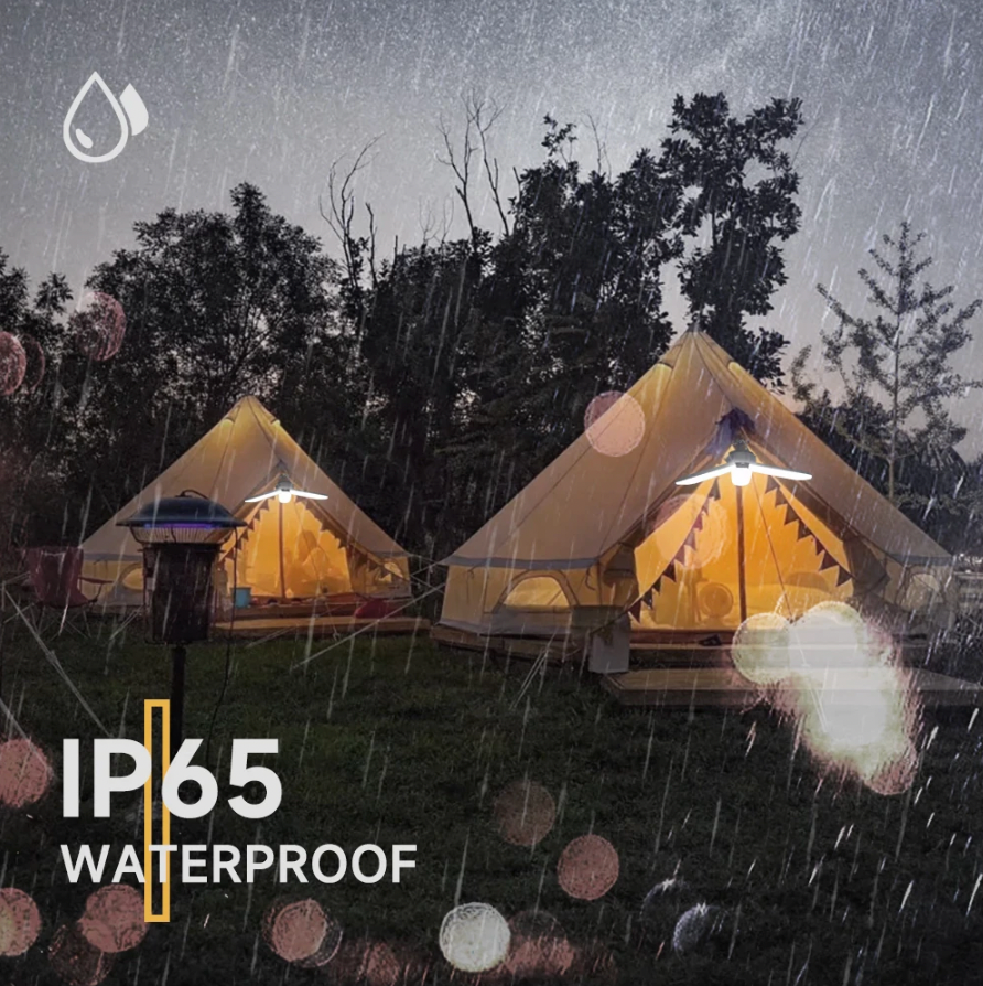 CampSolar™- Kannettava aurinko leirintävalo