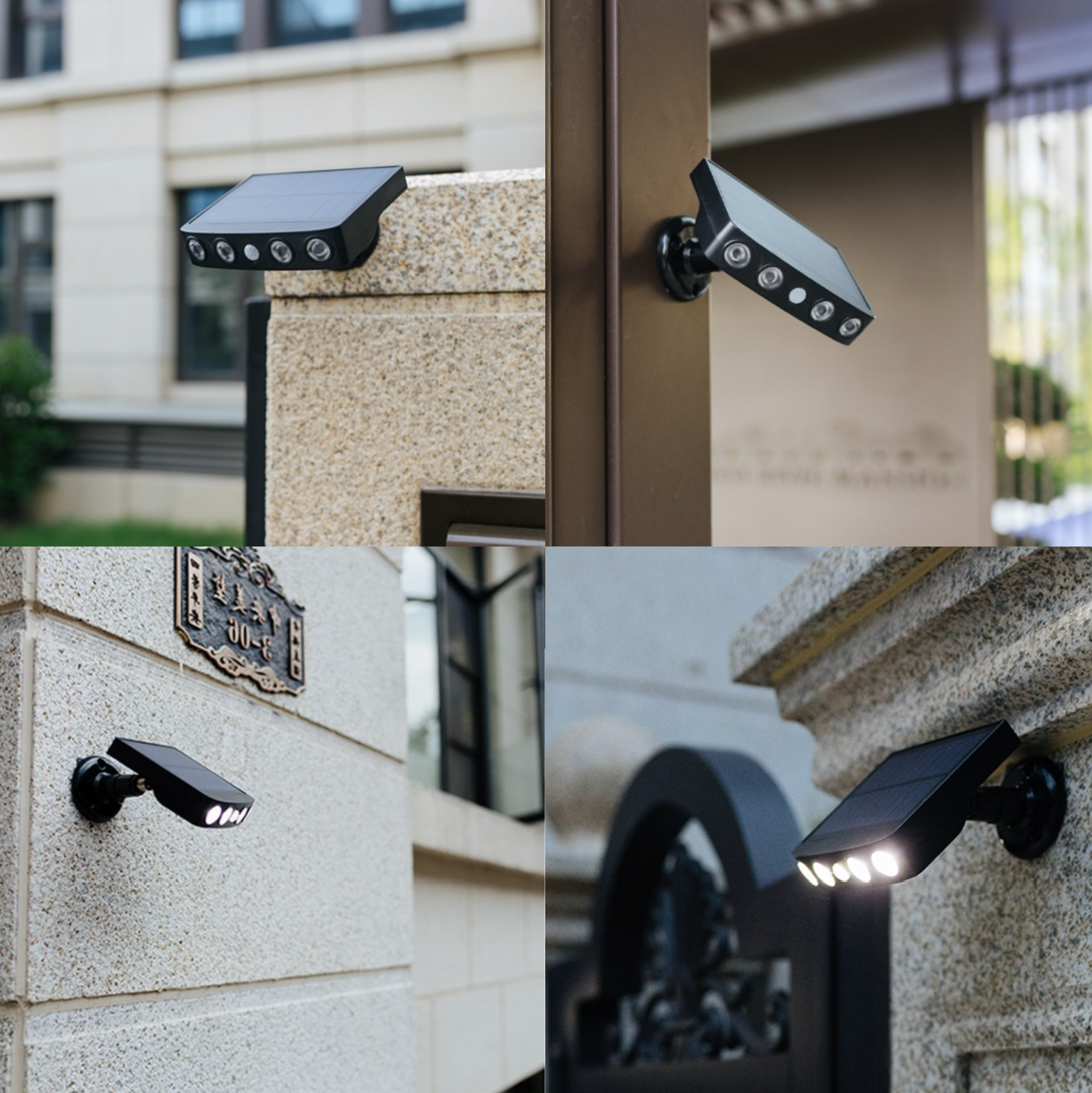 GuardSolar™ - Laajan näkymän aurinko LED-turvavalo liiketunnistimen kanssa