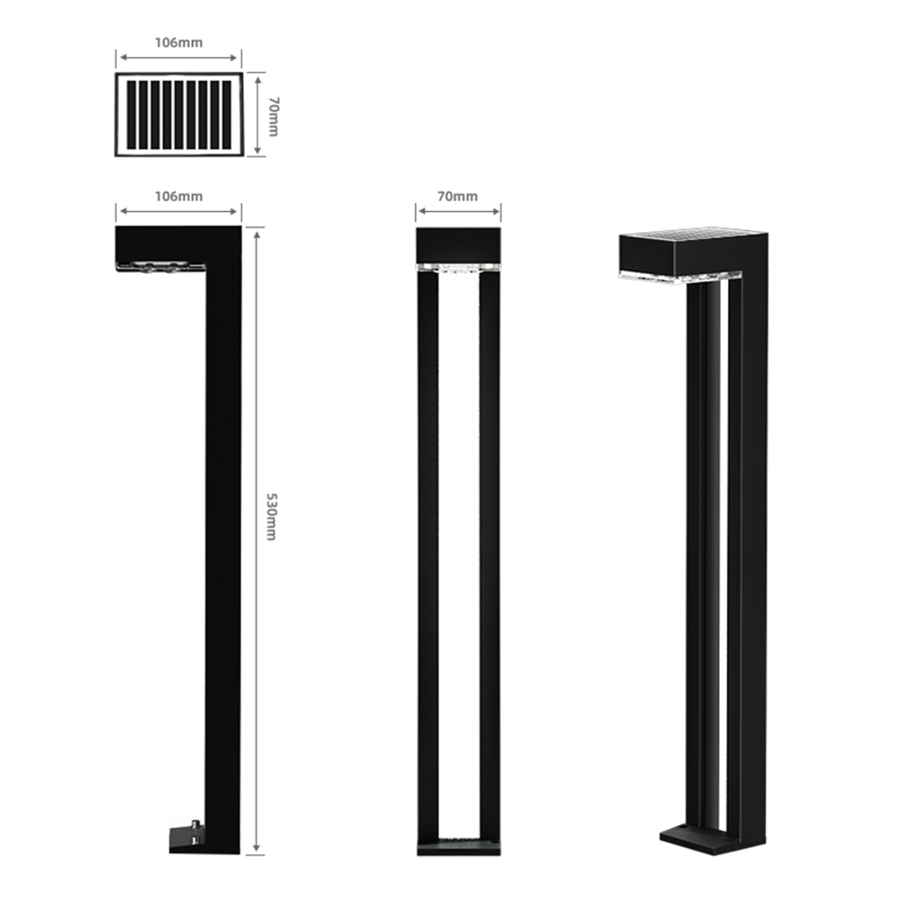 IlluminateSolarPollari™- pro-line aurinkopollarivalot saksalainen Osram (2 kpl)