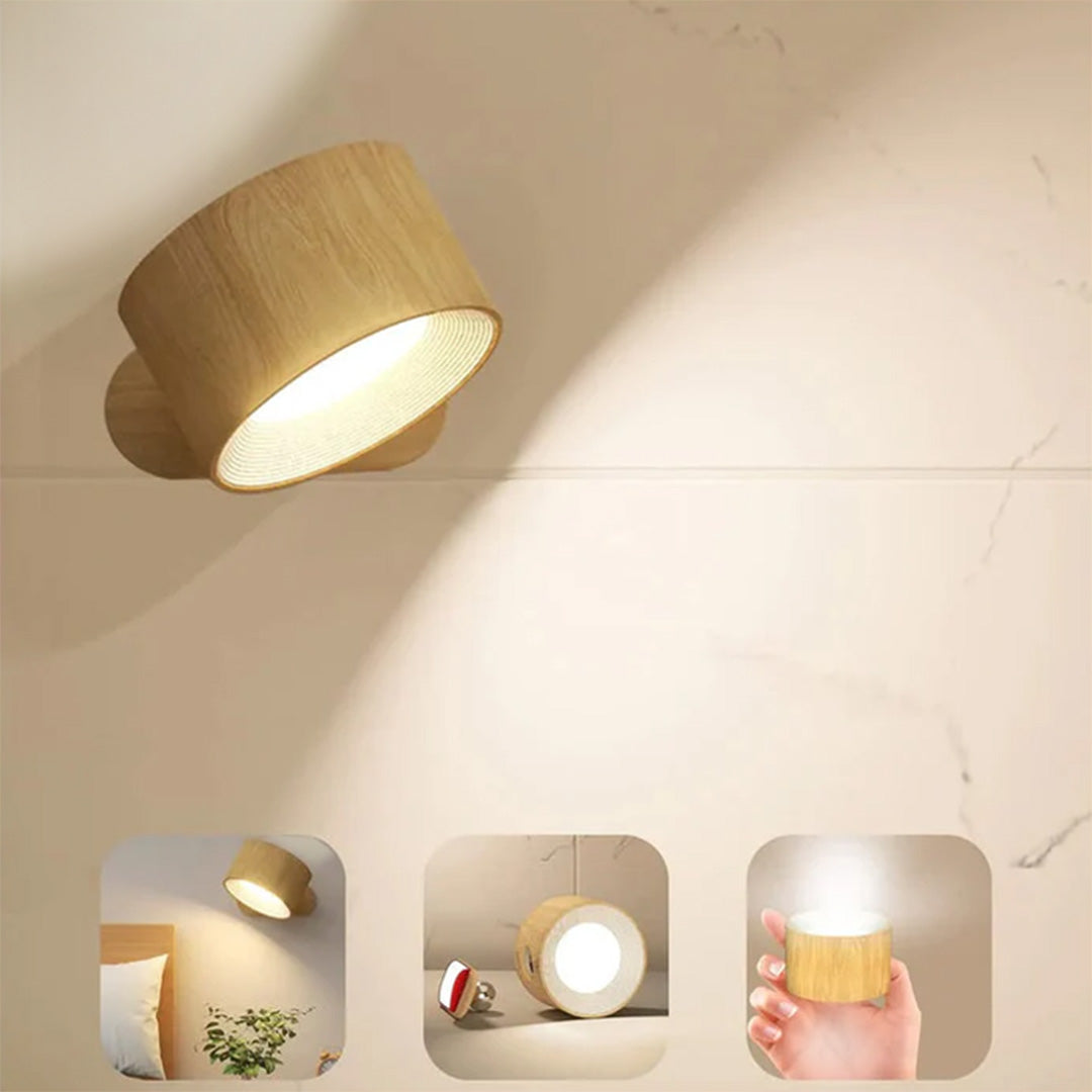 Vista Pro - 360° ladattava LED-seinävalaisin