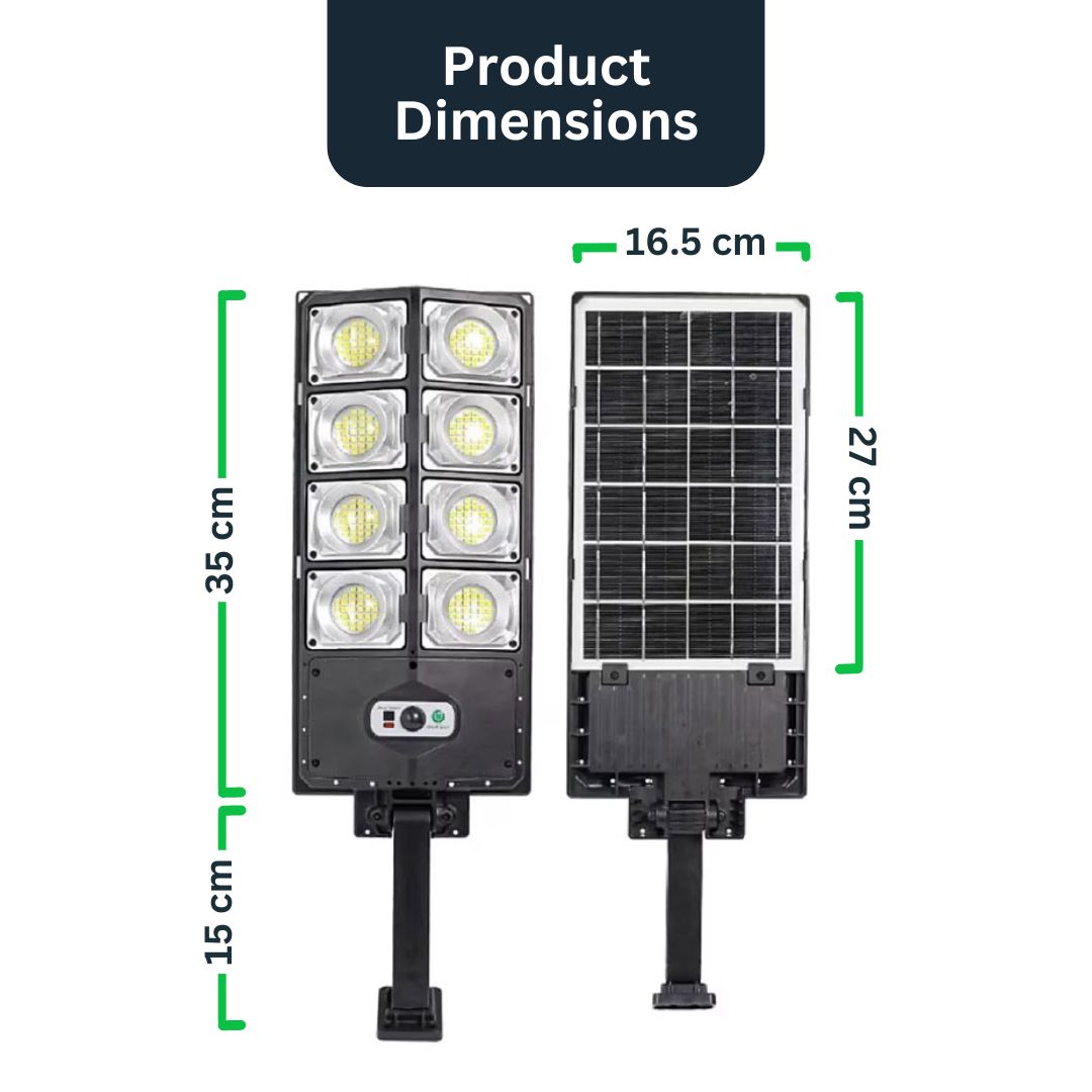 1000W 240LED aurinkoenergialla toimiva LED-katuvalo