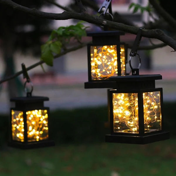 SolarGlow™ - Ulkona roikkuvat LED-lyhdyt