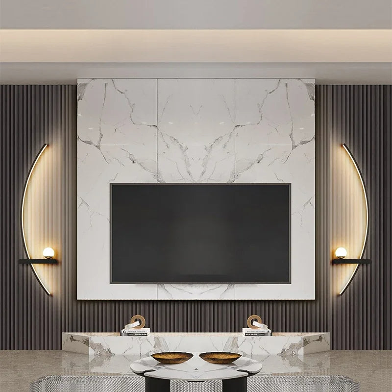 KaarevaPallo™ - Minimalistinen LED-seinävalaisin (2 kpl)