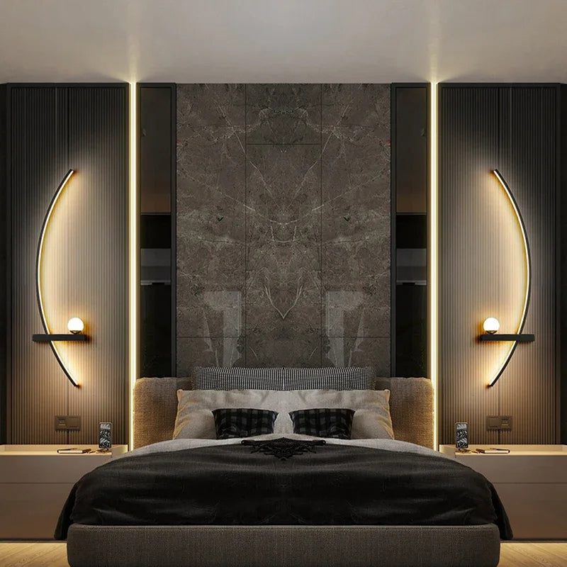 KaarevaPallo™ - Minimalistinen LED-seinävalaisin (2 kpl)