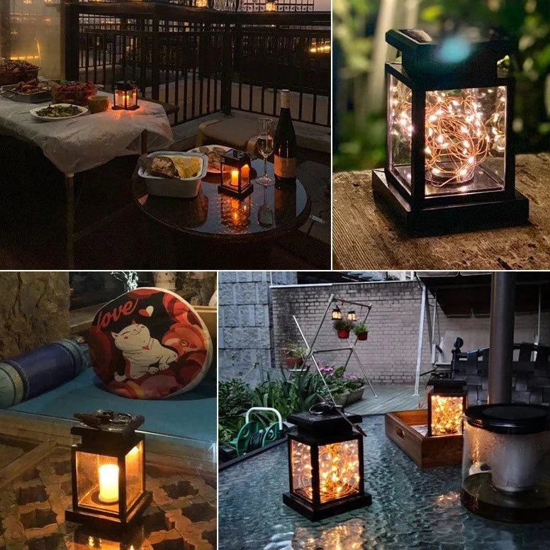SolarGlow™ - Ulkona roikkuvat LED-lyhdyt