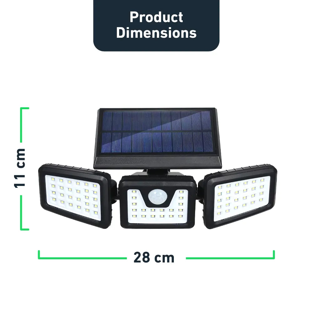 Glowflex™ - erittäin kirkas aurinko liiketunnistimen turvavalo