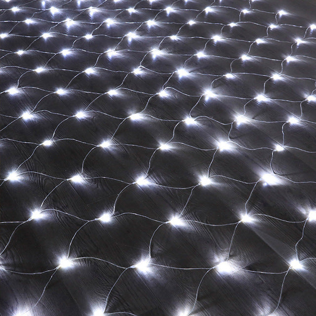 1.5 x 1.5m - 2.5 x 3.0m aurinko LED-verkkovalot
