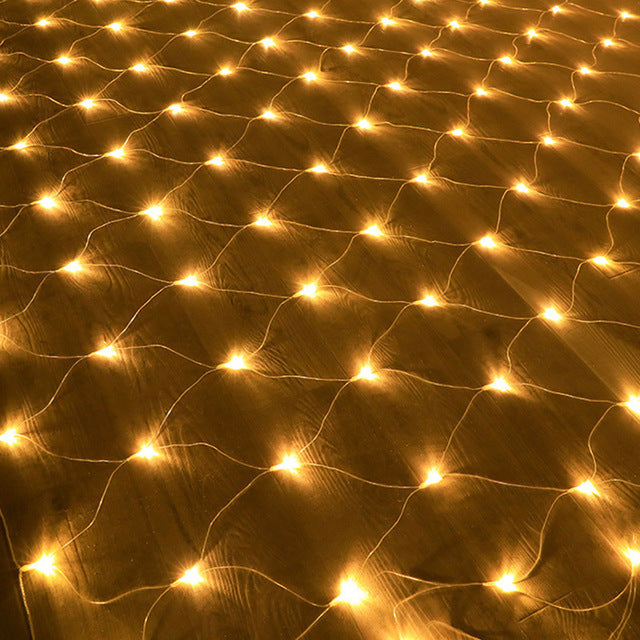 1.5 x 1.5m - 2.5 x 3.0m aurinko LED-verkkovalot