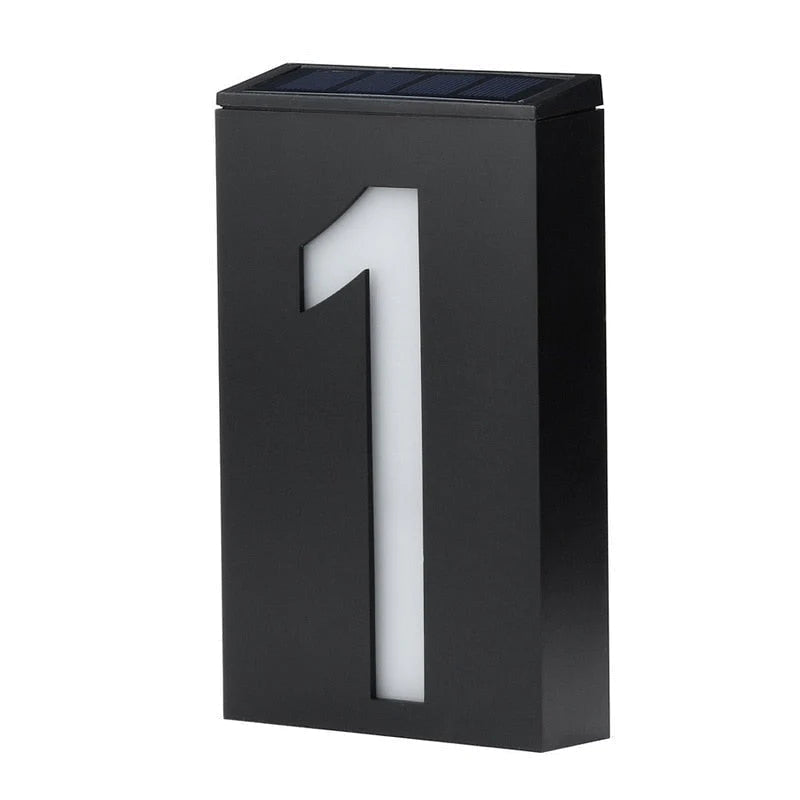 Aurinkoenergialla toimiva talon numero