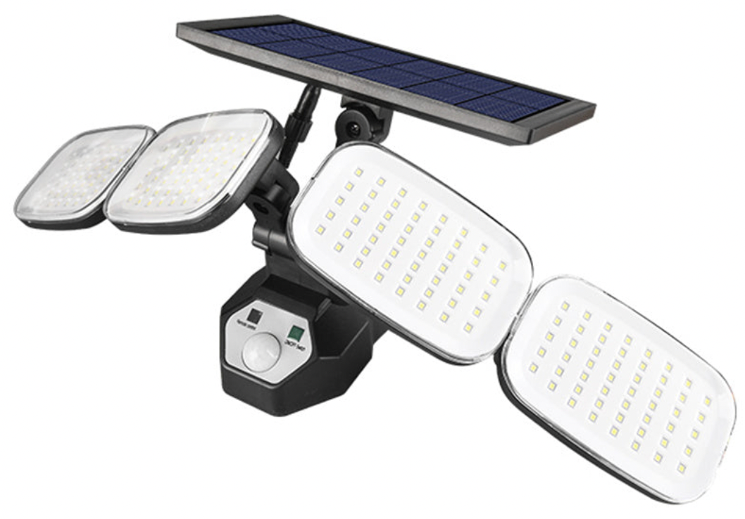 200 LED-aurinkoliikennetunnistinvalo, jossa on 400 lumenia