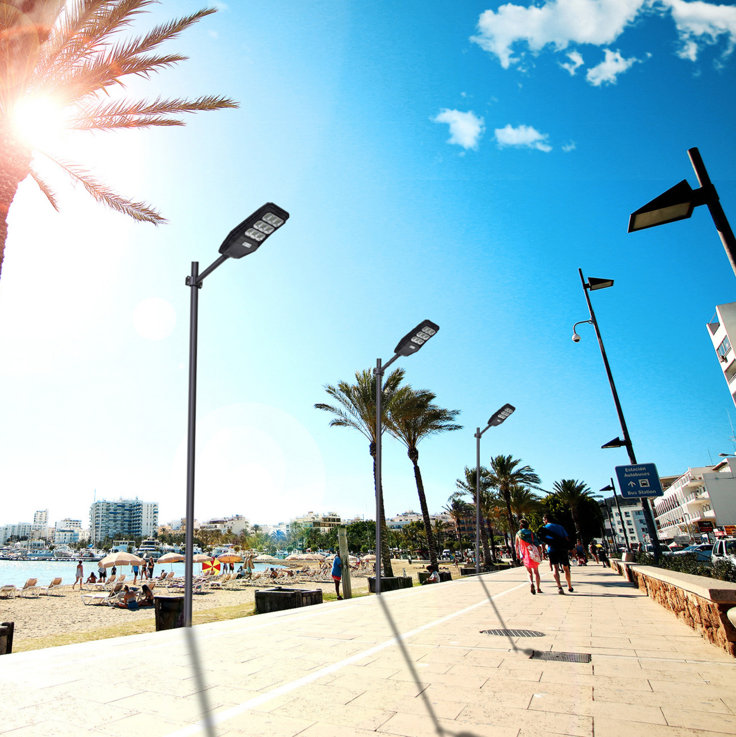 Timanttisarja™ - 100W auringon katuvalo